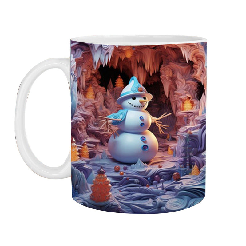 3D Schneemann Tasse