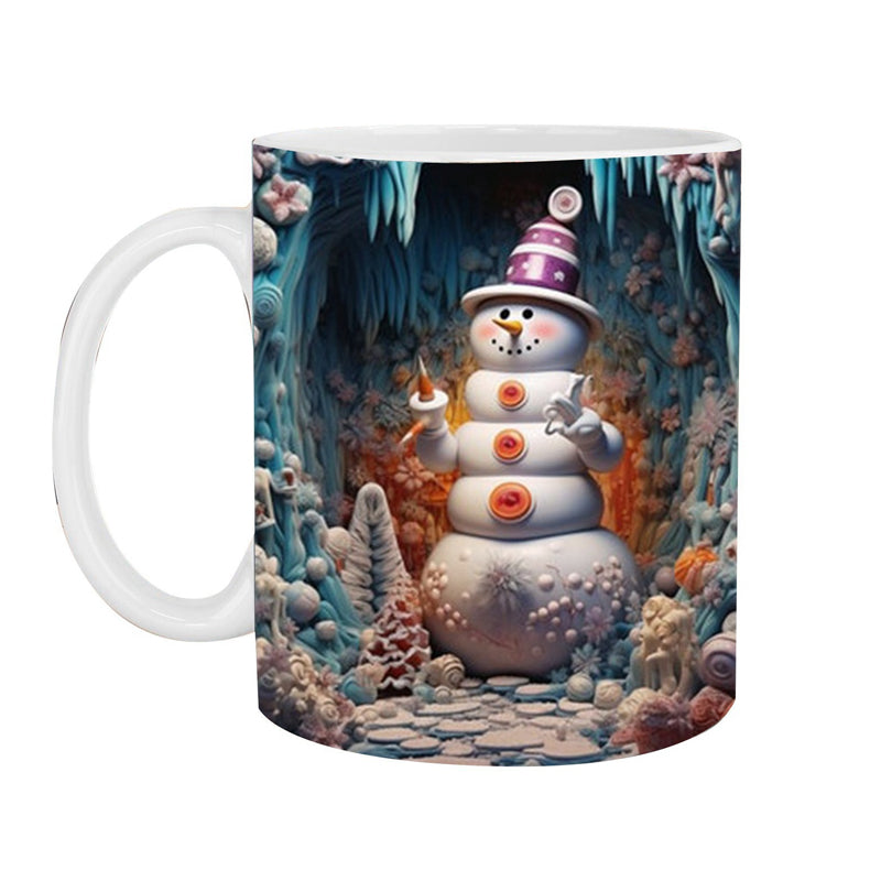 3D Schneemann Tasse