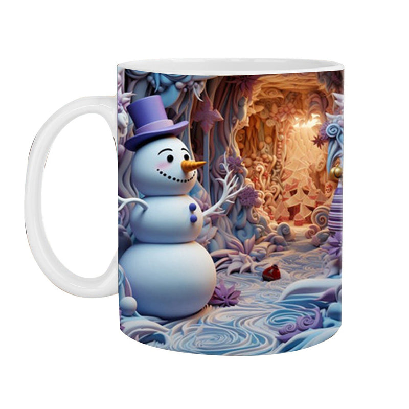 3D Schneemann Tasse
