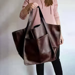 Geräumige Wochenendreise-Tasche aus hochwertigem Kunstleder