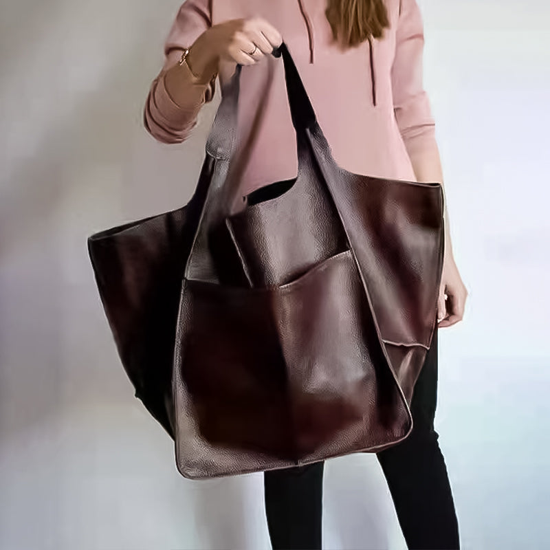 Geräumige Wochenendreise-Tasche aus hochwertigem Kunstleder