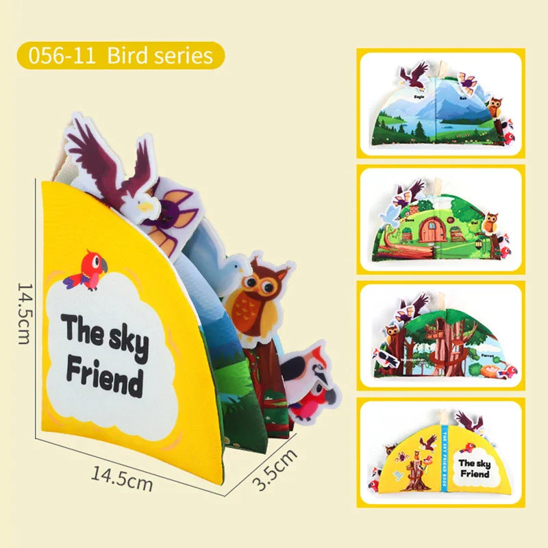 Interaktives Softbuch zur Sinnesförderung für Babys und Kleinkinder