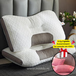 Ergonomic Neck Support Pillow | Ideal for Back and Side Sleepers with Free Covers!