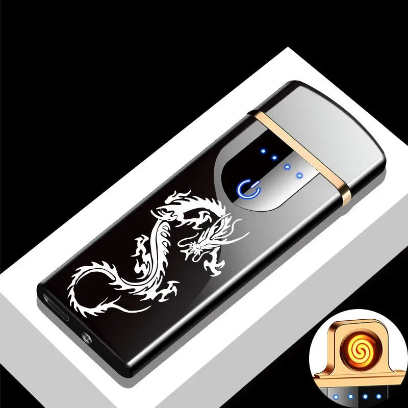 USB Rechargeable Electric Lighter - Windproof Plasma Arc Design