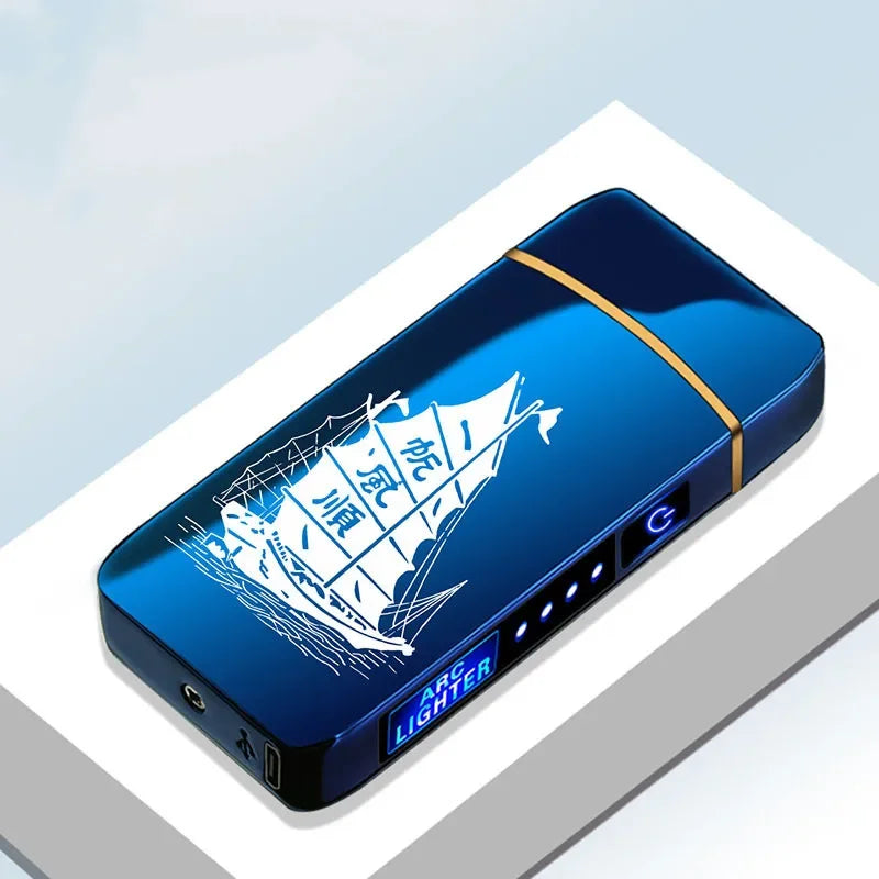 USB Rechargeable Electric Lighter - Windproof Plasma Arc Design