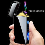 USB Rechargeable Electric Lighter - Windproof Plasma Arc Design