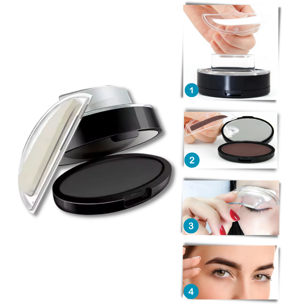 Practical eyebrow stamp for everyday perfection