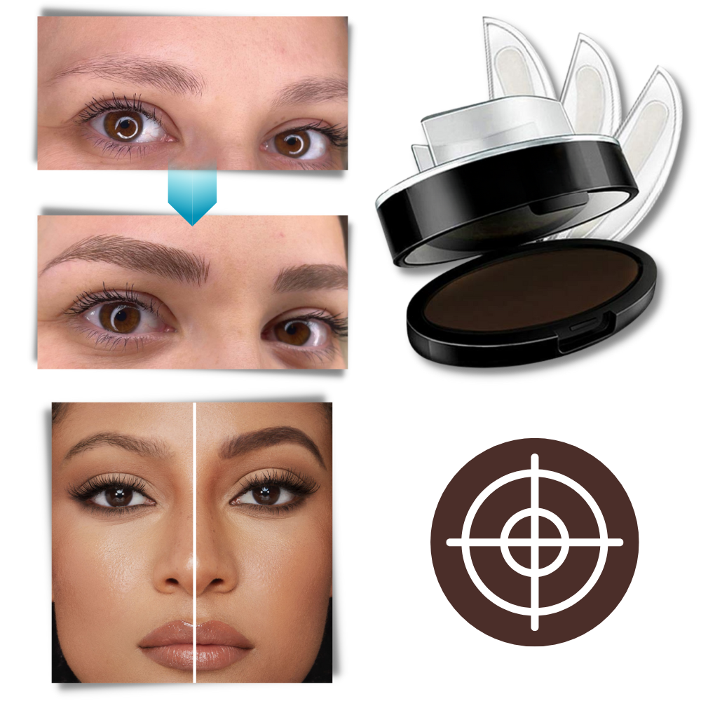 Practical eyebrow stamp for everyday perfection
