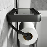 Adjustable Toilet Paper Holder – Practical Wall Shelf for Your Bathroom