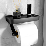 Adjustable Toilet Paper Holder – Practical Wall Shelf for Your Bathroom