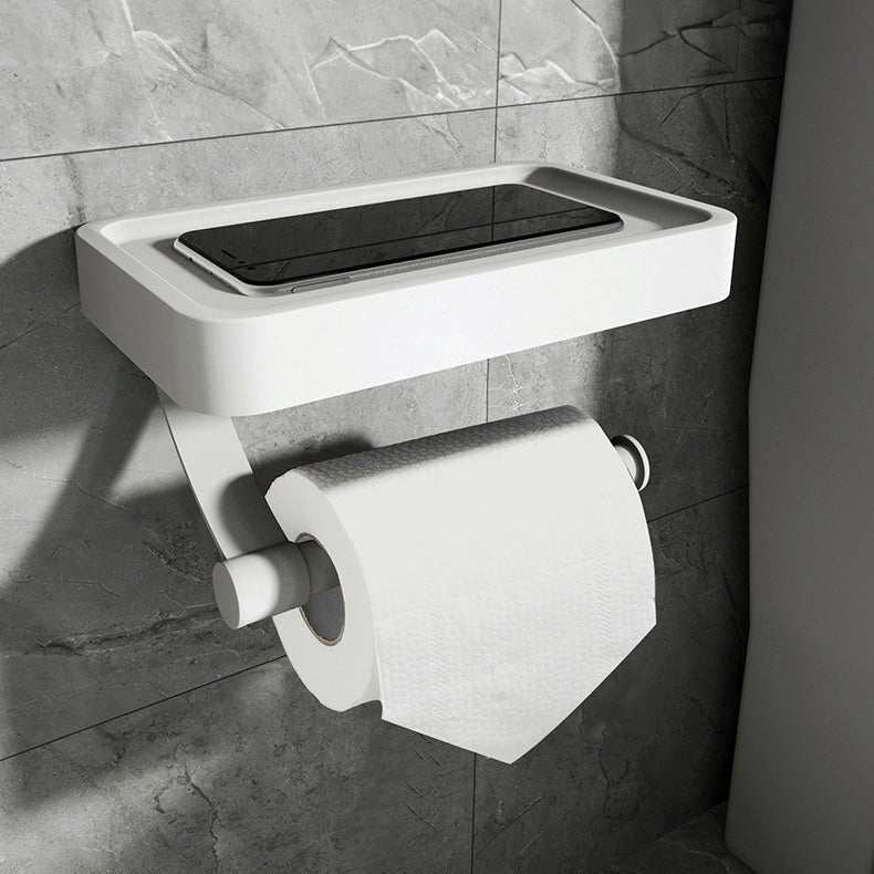 Adjustable Toilet Paper Holder – Practical Wall Shelf for Your Bathroom