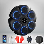 Bluetooth-Enabled Boxing Trainer with RGB Lights and Music