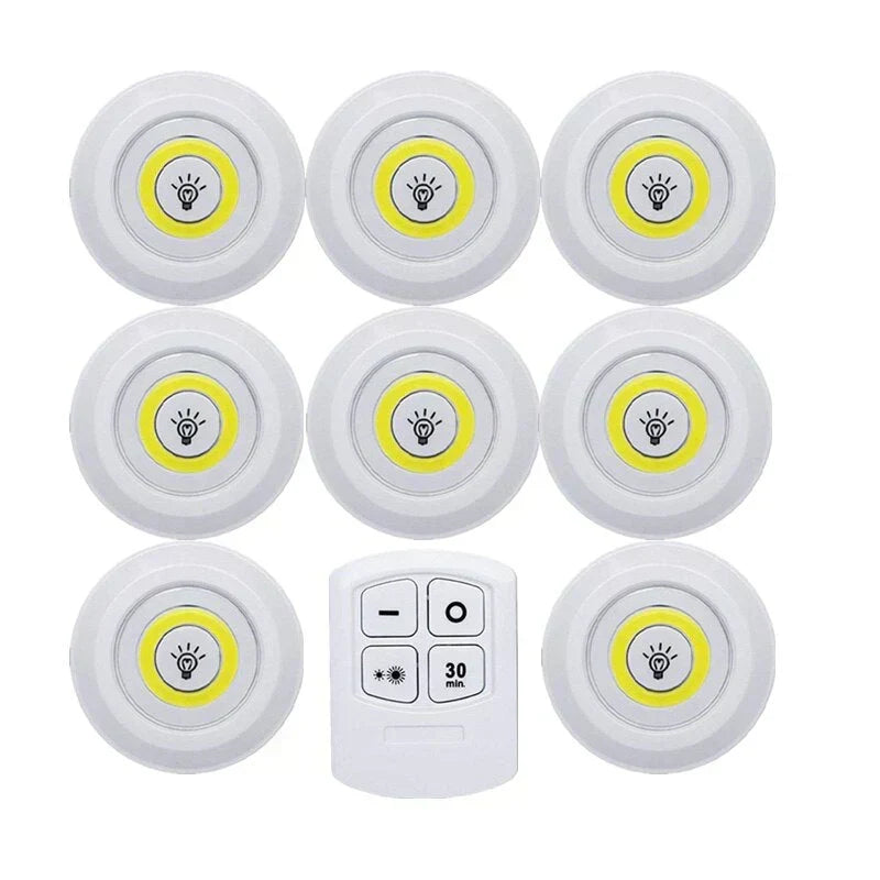 Wireless Energy-Saving LED Puck Lights for Home Use