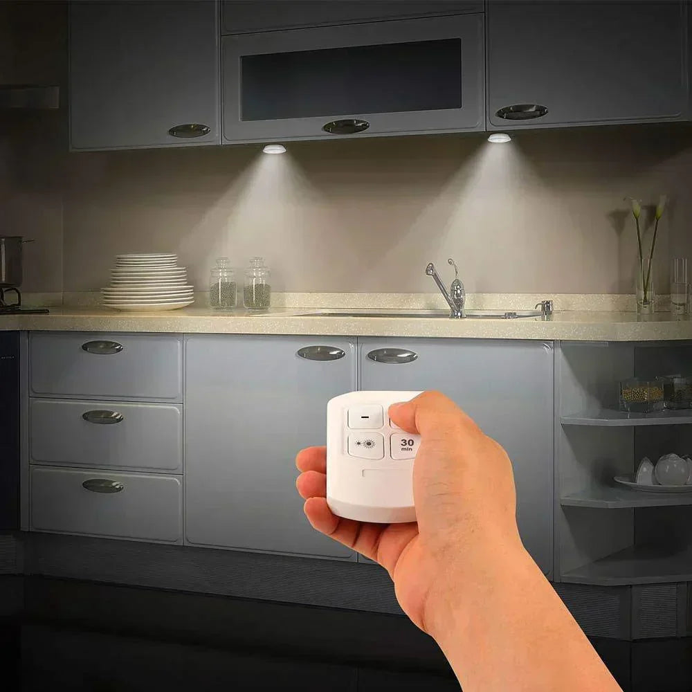 Wireless Energy-Saving LED Puck Lights for Home Use
