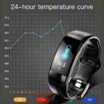 Intelligente Fitnessuhr mit Herzfrequenz- und Blutdruckmessung