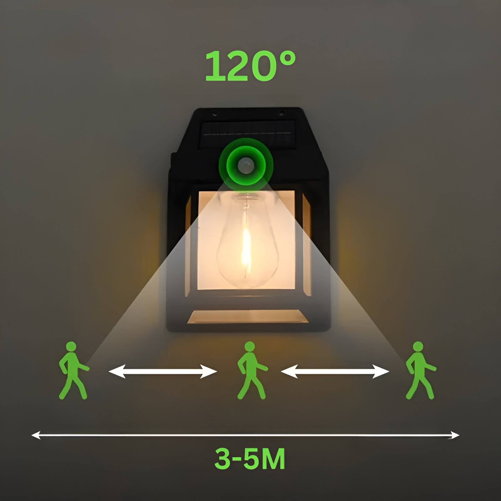Sunlight - Solar wall light for your outdoor area