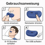 Reisefreundliches Schlafhilfe-Gerät gegen Schnarchen