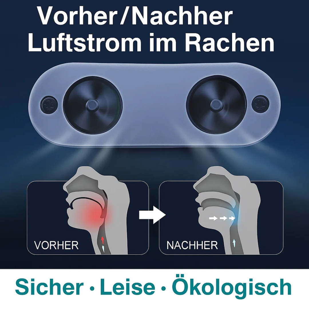 Reisefreundliches Schlafhilfe-Gerät gegen Schnarchen