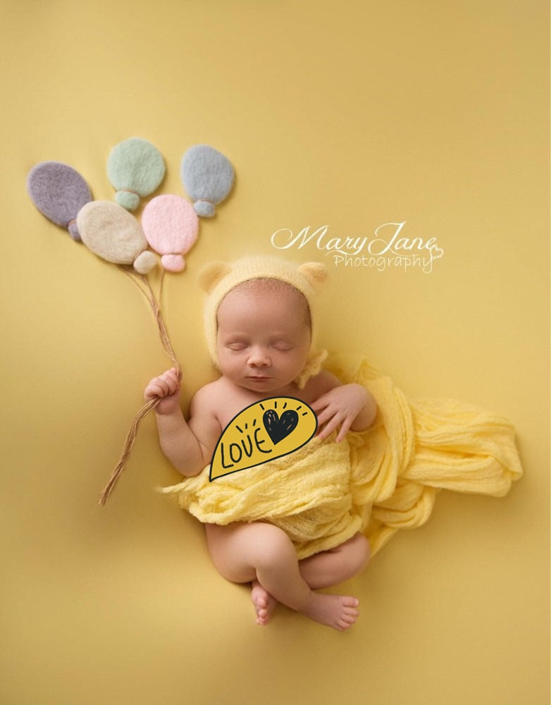 Photography Blanket and Wrap Set for Newborn Babies