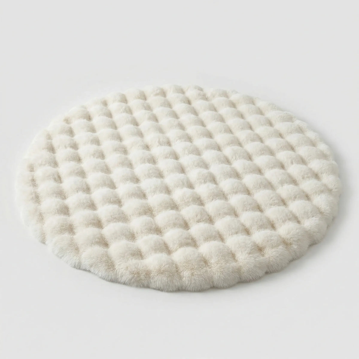 Cozy Home Decor with Soft Round Plush Area Carpet