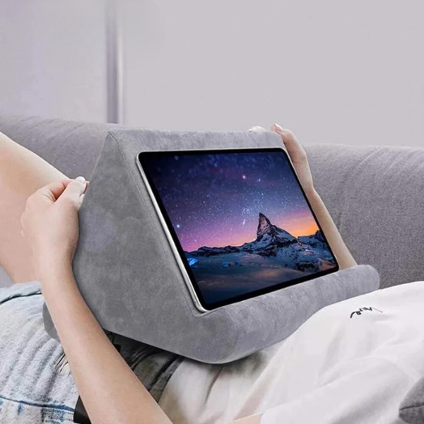 Ergonomic Tablet Pillow Holder for Easy Hands-Free Viewing