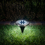 Solar-Powered Ground Lights for Outdoor Garden Pathways