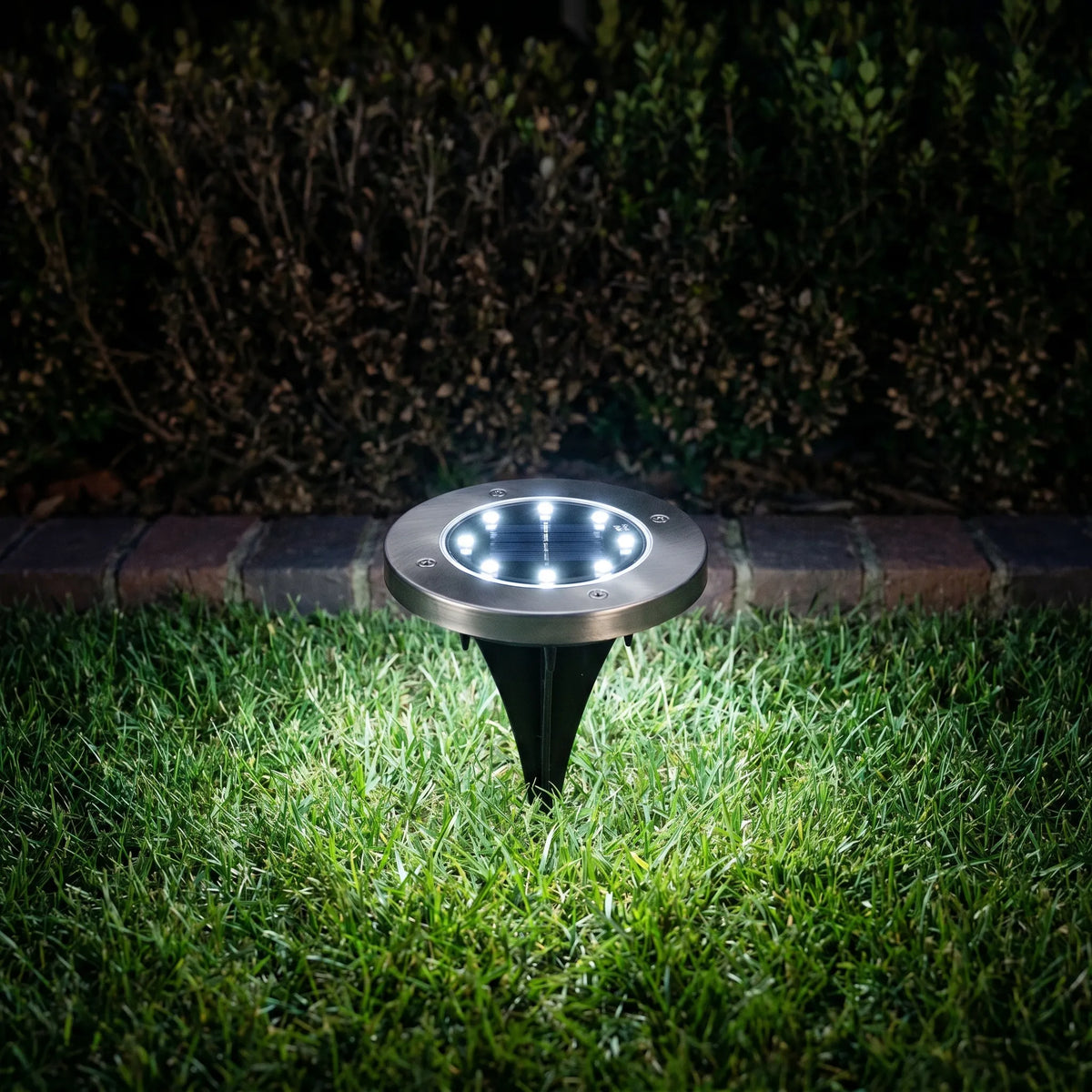 Solar-Powered Ground Lights for Outdoor Garden Pathways