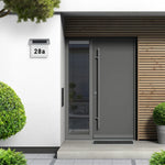 Stainless Steel Solar House Number with LED – Sustainably Illuminated