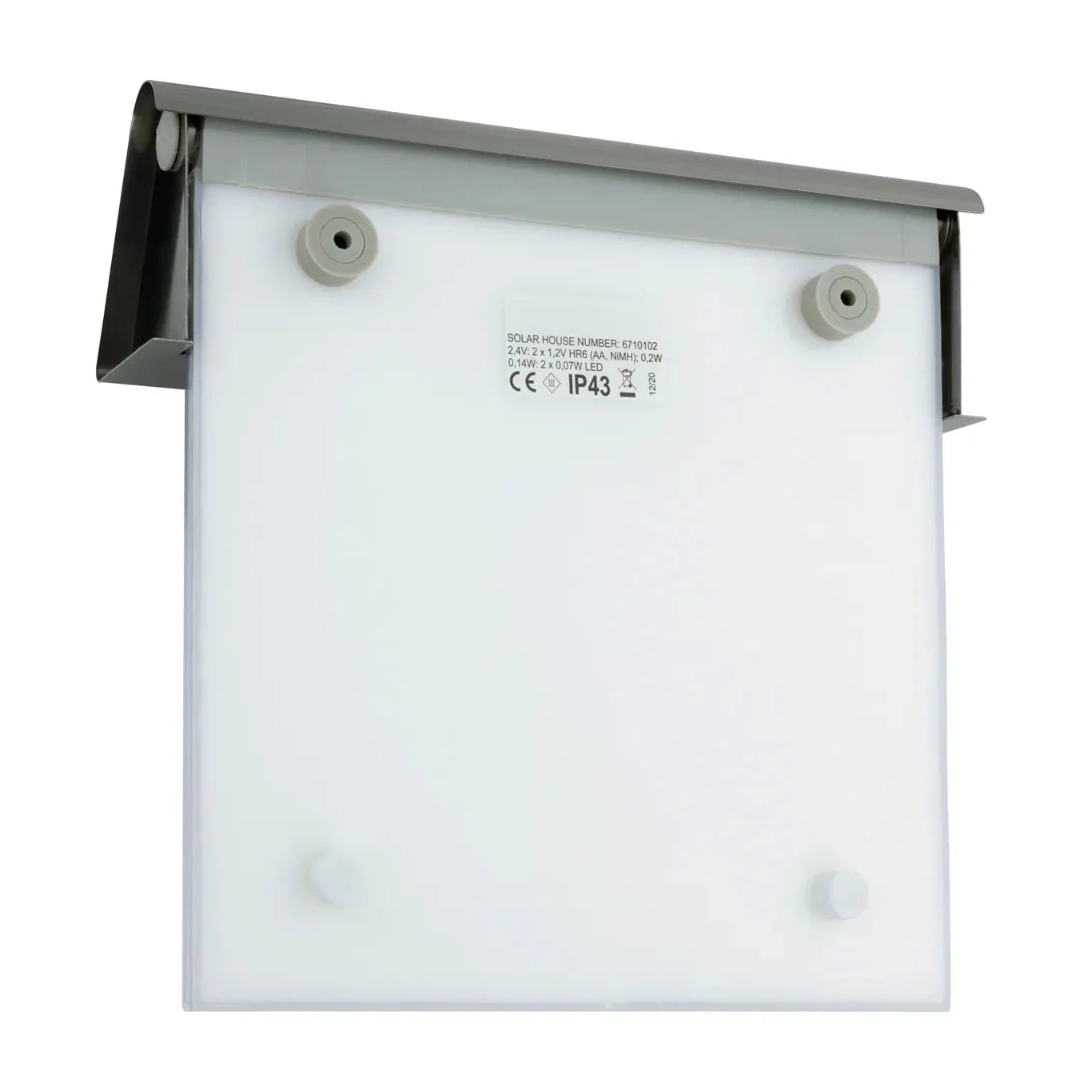 Stainless Steel Solar House Number with LED – Sustainably Illuminated
