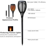 2er Set Solar LED Fackel Licht mit Flammeneffekt | LumiFlame