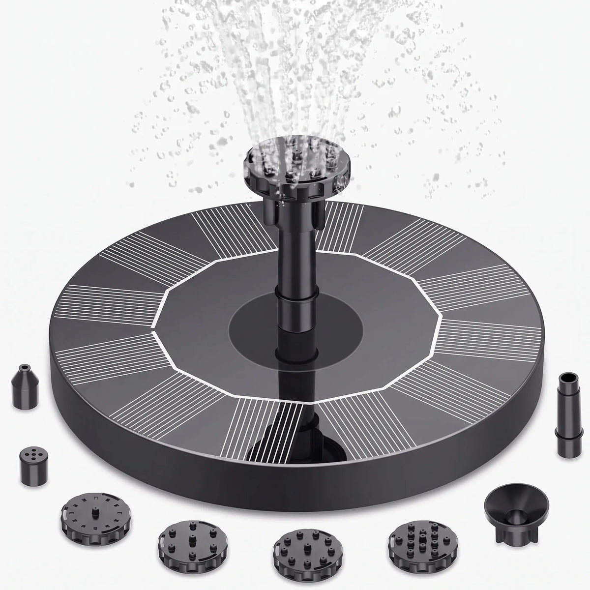 Floating Water Fountain for Ponds and Bird Baths – Solar Powered
