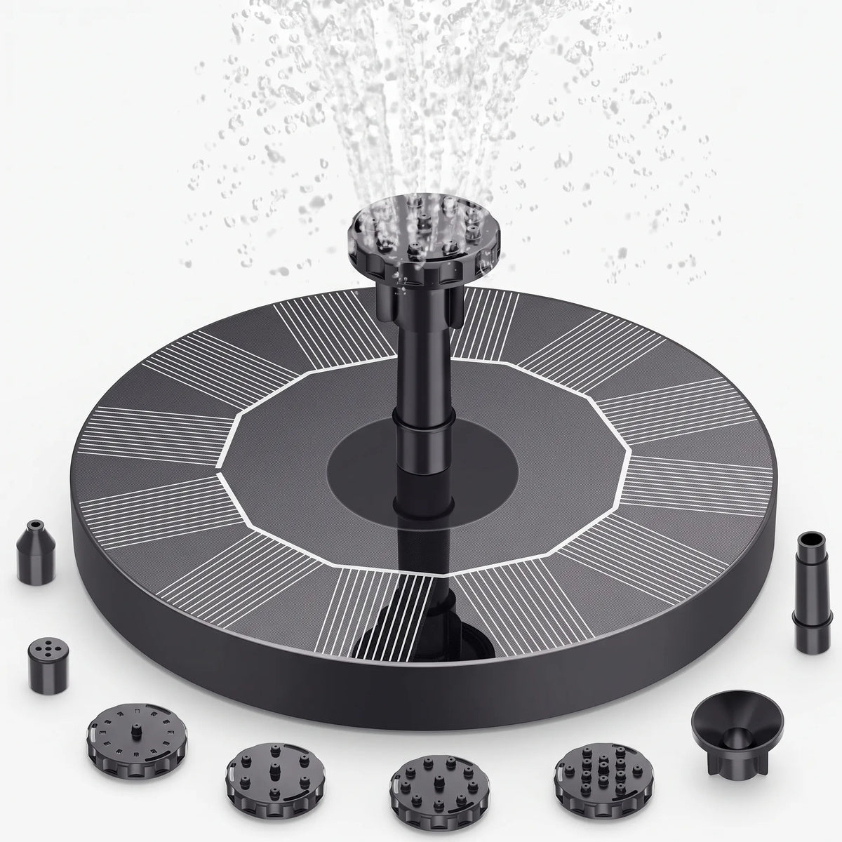 Floating Water Fountain for Ponds and Bird Baths – Solar Powered