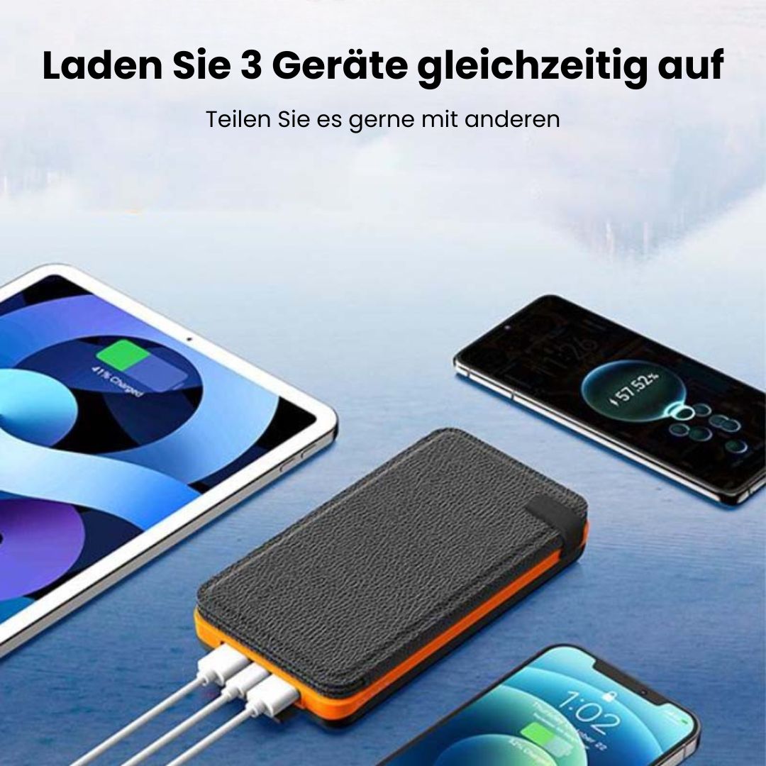 Tragbare Solar Powerbank: Energie für unterwegs