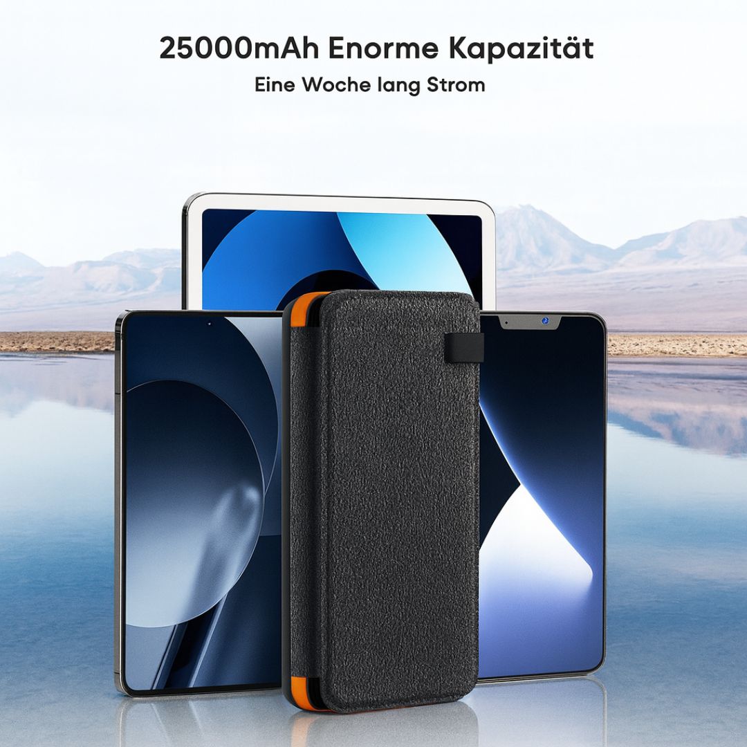 Tragbare Solar Powerbank: Energie für unterwegs