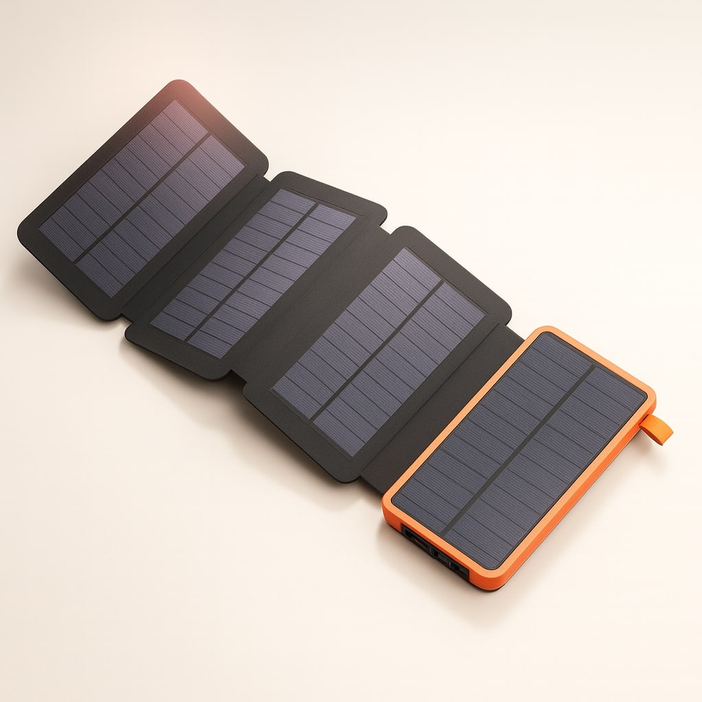 Tragbare Solar Powerbank: Energie für unterwegs