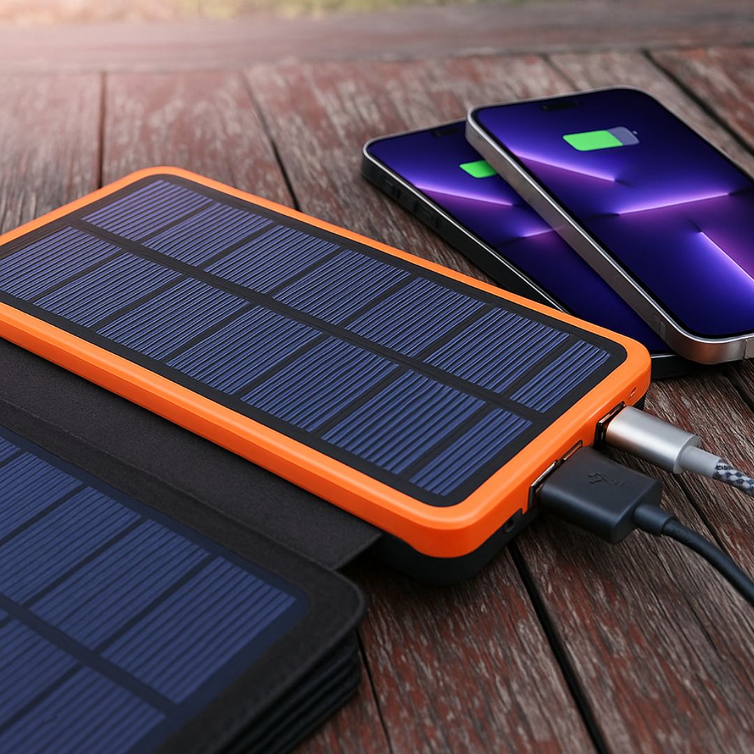 Tragbare Solar Powerbank: Energie für unterwegs