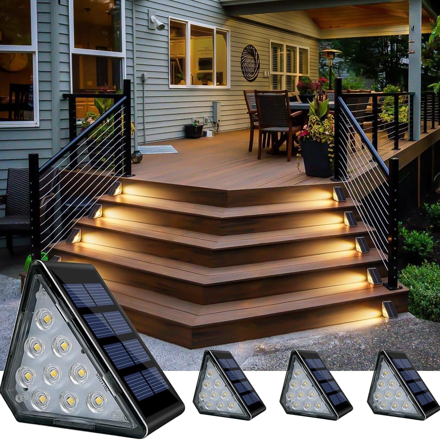 Stylish LED Lighting for Outdoor Stairs