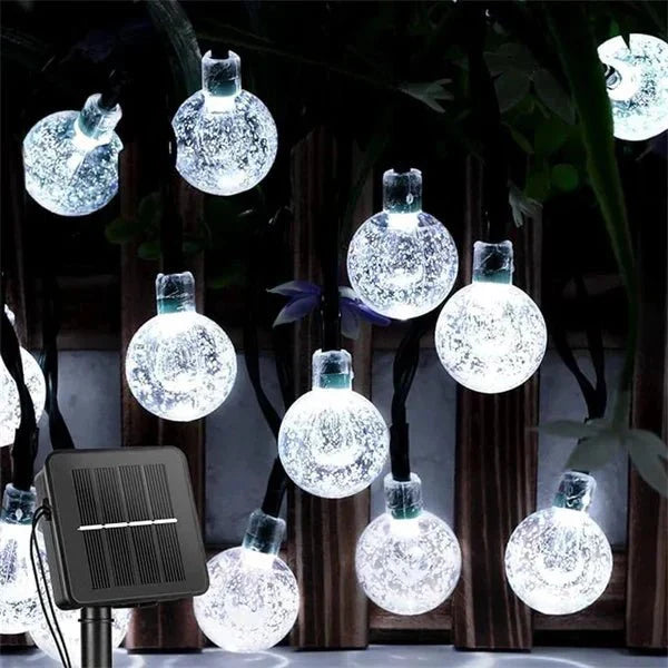 Solar LED String Lights - Weatherproof & Energy-Efficient for Your Garden