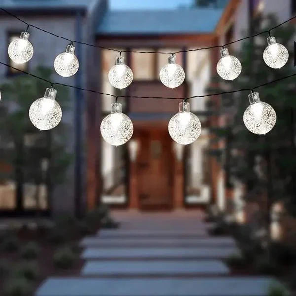 Solar LED String Lights - Weatherproof & Energy-Efficient for Your Garden