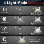 Solarbetriebene Bewegungsmelder mit 100 LEDs | LuminaGuard