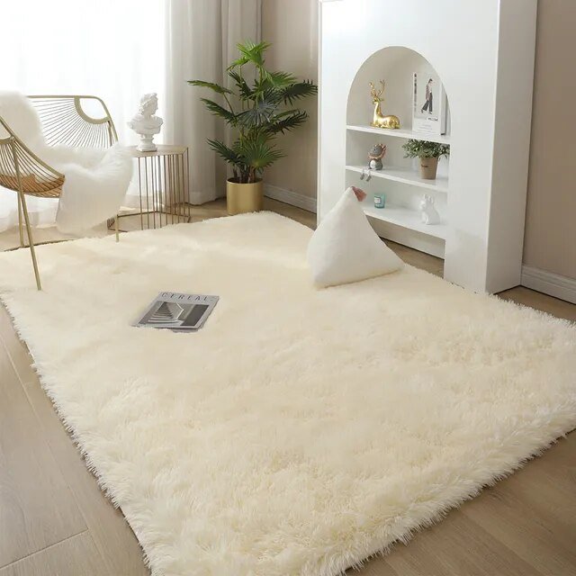Weicher Hochflor-Teppich – 5 Farben, 8 Größen, Rutschfeste Unterlage