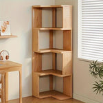 Corner Cabinet in Solid Pine Wood for Efficient Space Storage