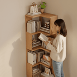 Corner Cabinet in Solid Pine Wood for Efficient Space Storage