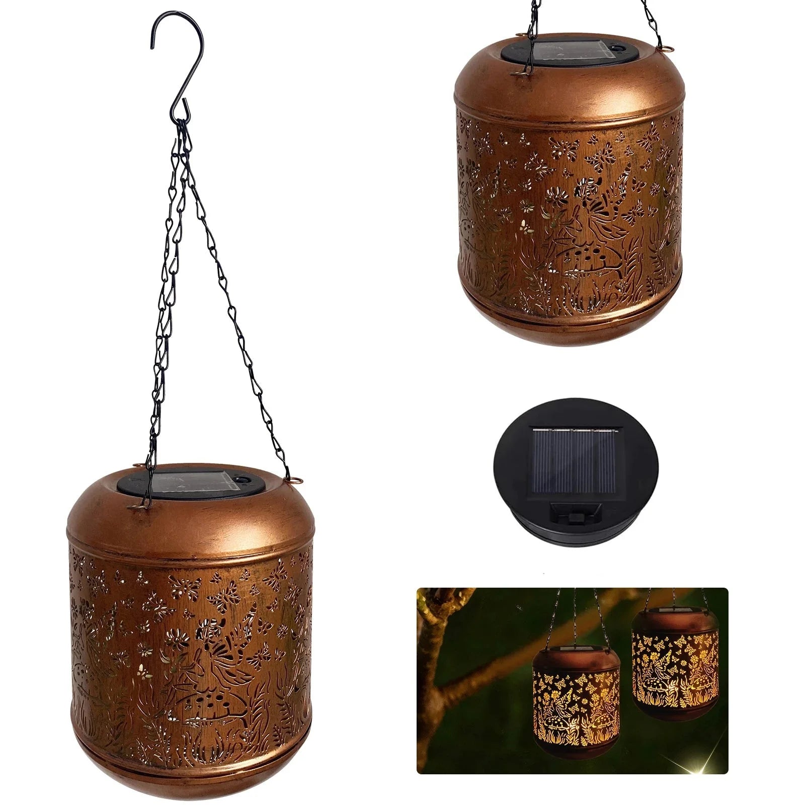 Stylish Solar Garden Light with IP65 Protection for All Weather Conditions