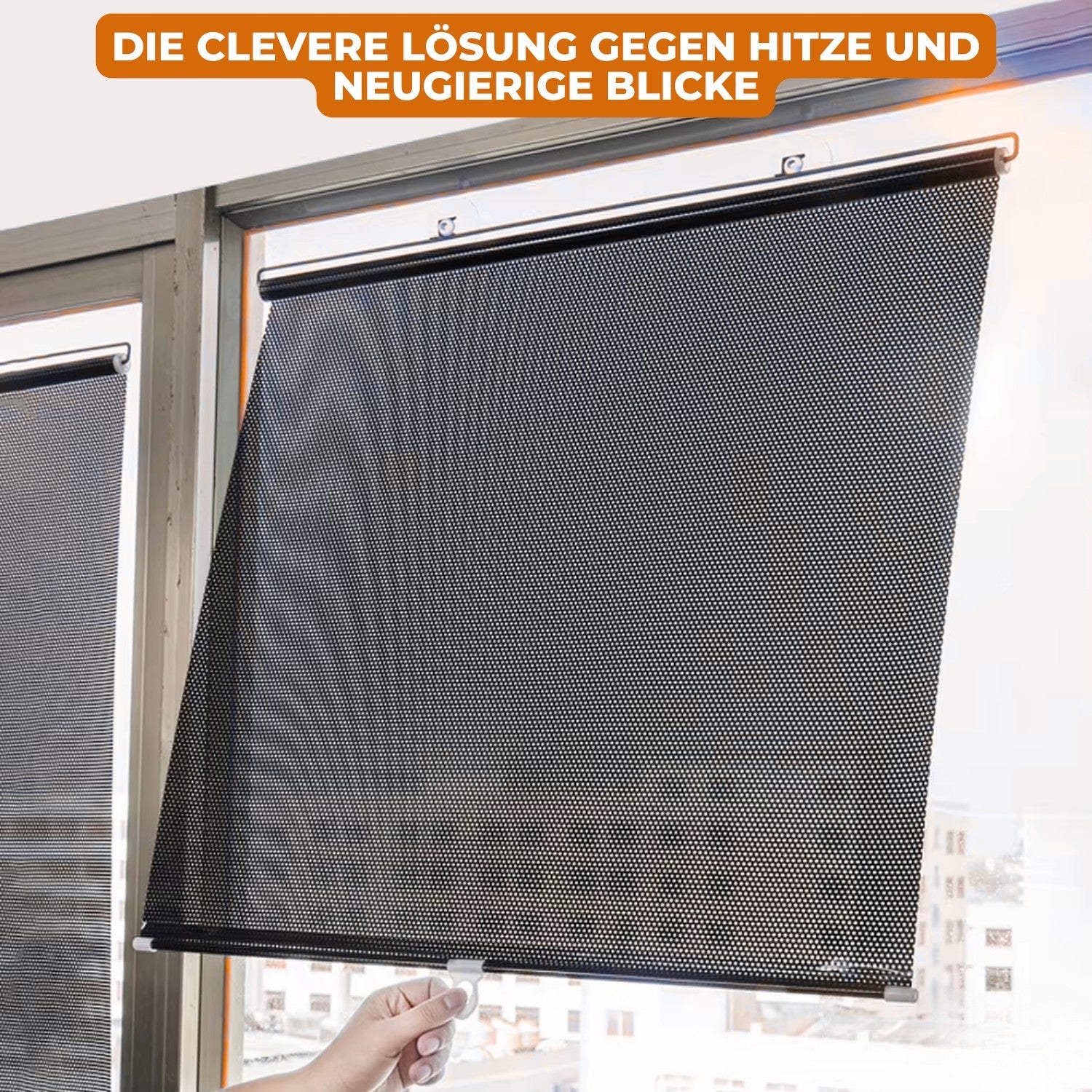 Effizienter Sonnenschutz und Sichtschutz ohne Bohren