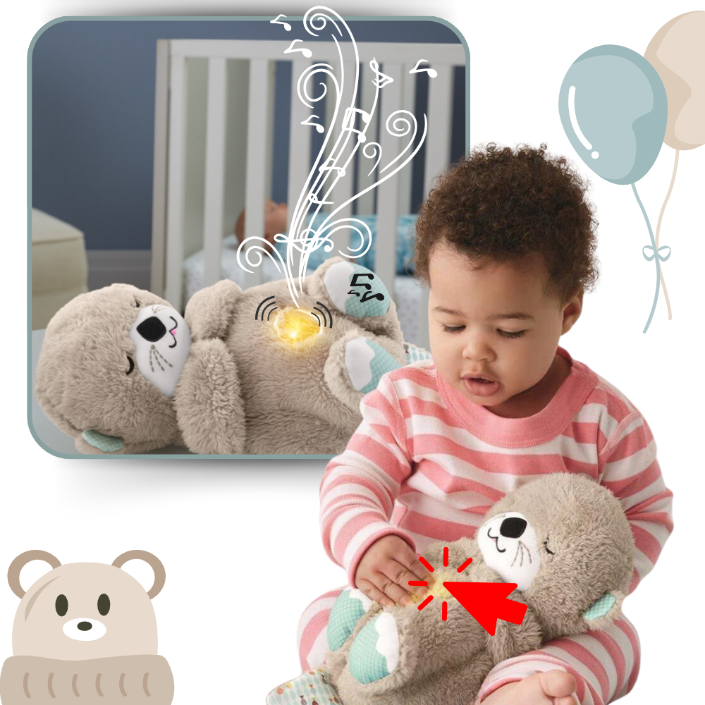 Soothing Plush Otter Toy for Better Sleep