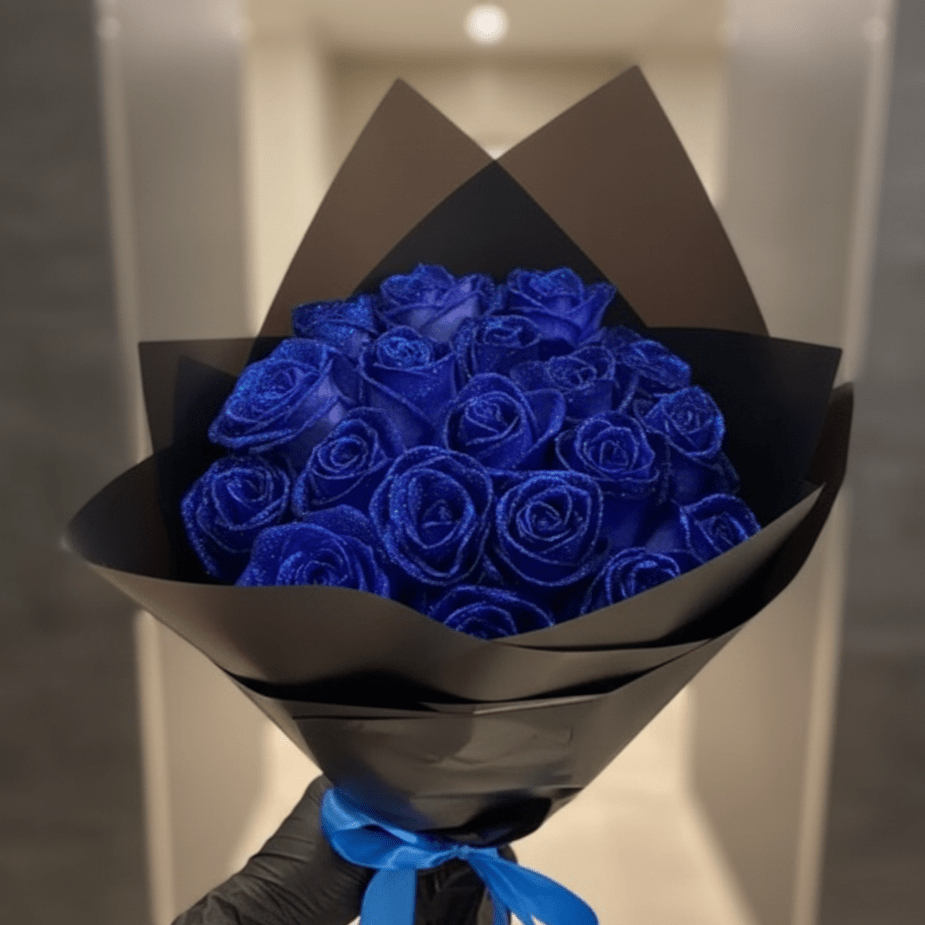 Decorative Glittering Rose Flower for Home Decoration and Gifts