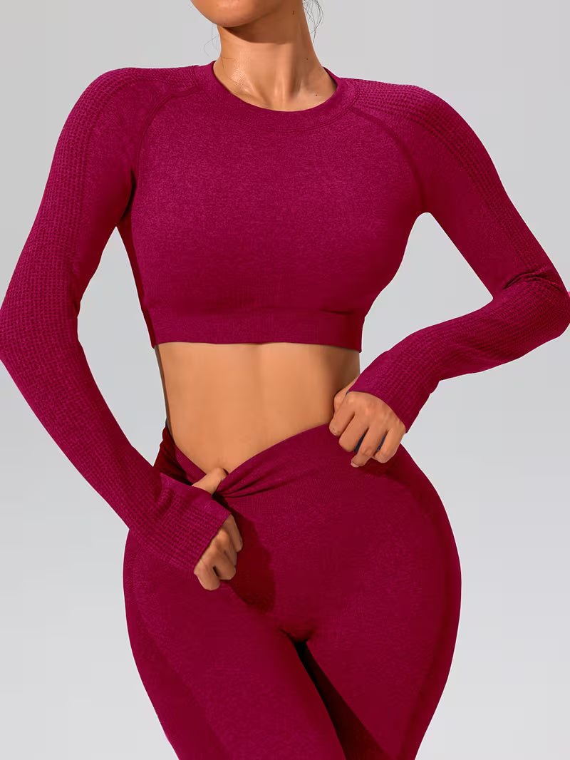 FlexFit Damen Sport Leggings und Top – Stylisch und Bequem