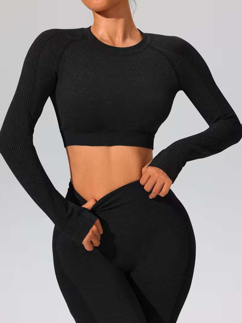 FlexFit Damen Sport Leggings und Top – Stylisch und Bequem