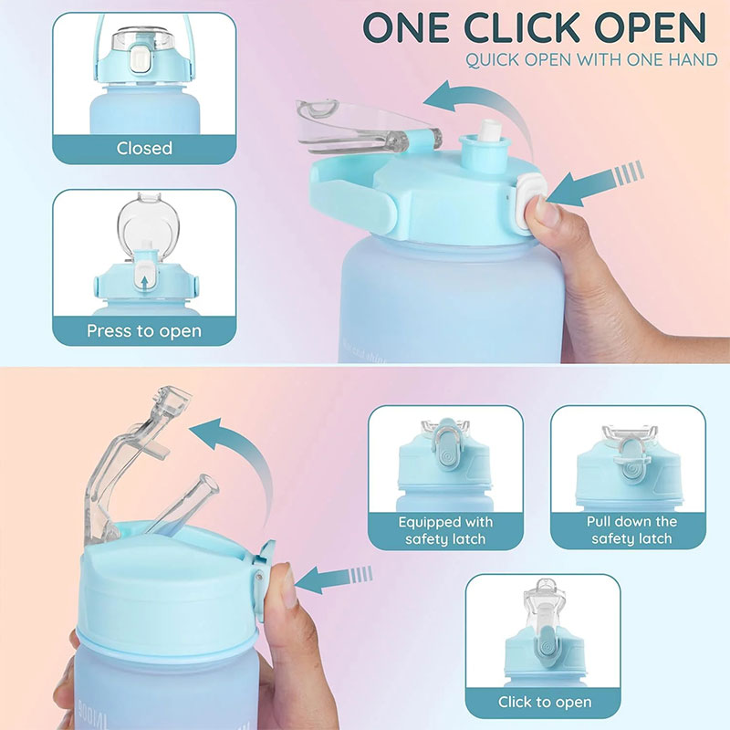 Multifunktionale Inspirations-Wasserflasche